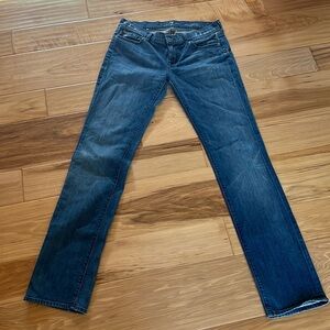 Size 30 jeans.  7 for all man kind.